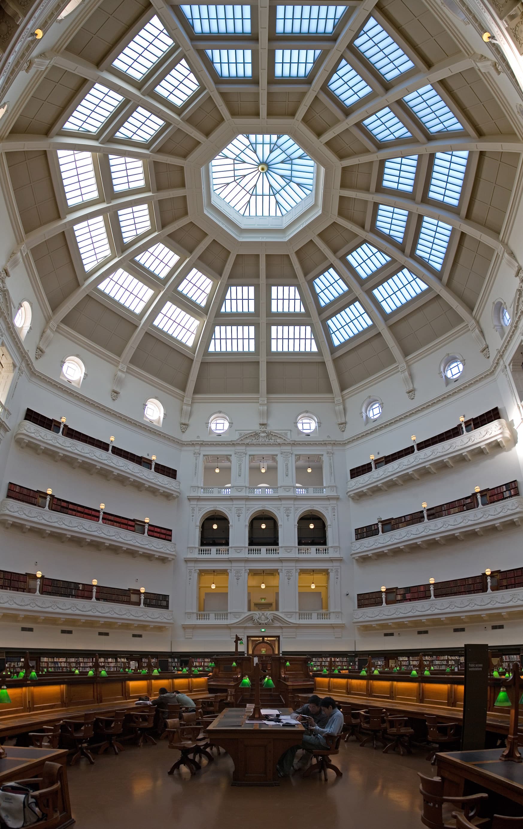 The domed La Trobe Reading Room at the State Library of Victoria