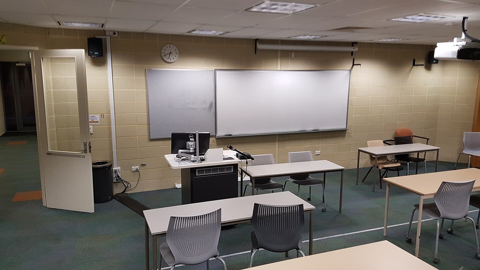 A technology classroom at Curtin University