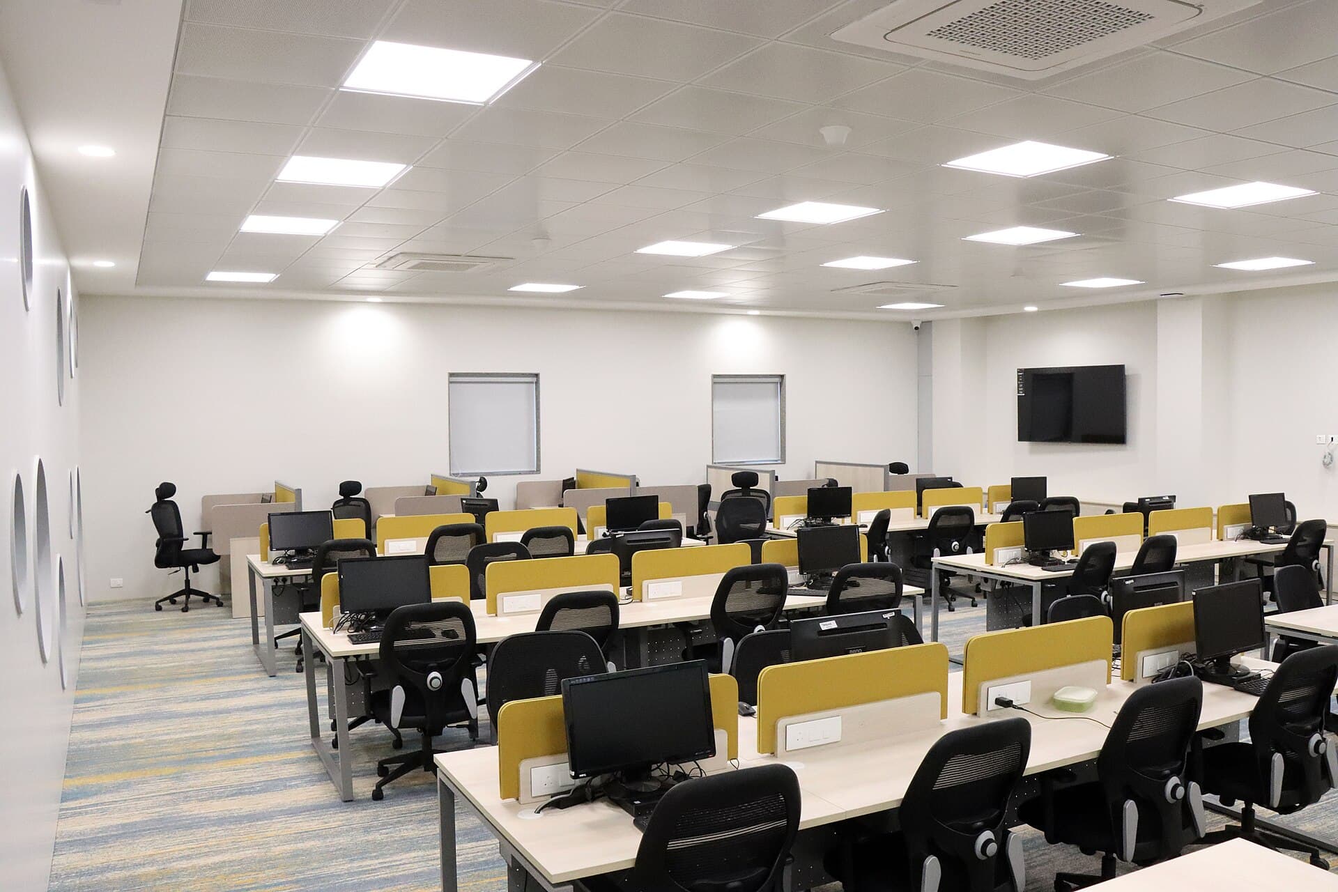 Computers in a university-style lab